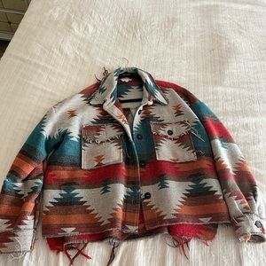 Aztec Printed Jacket! Yellowstone Flannel